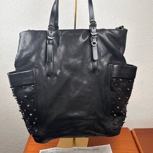 Jimmy Choo Black Quilted Leather Handbag